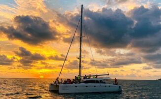 Coral Island Sunset Tour by Catamaran Yacht Phuket